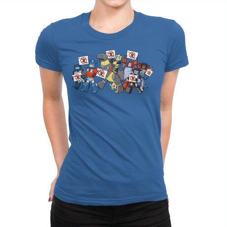 March Against Megs Exclusive - Womens Premium T-Shirts RIPT Apparel Small / Royal