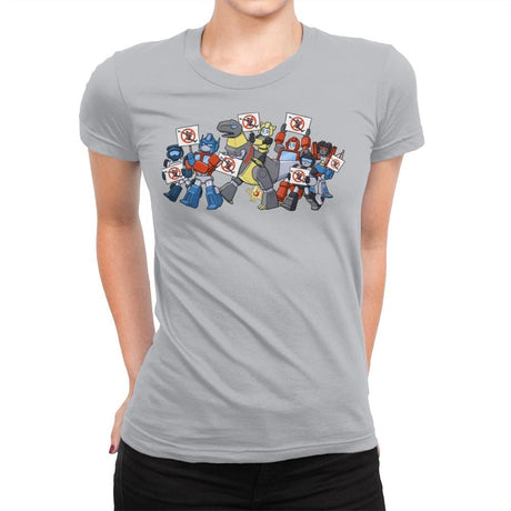 March Against Megs Exclusive - Womens Premium T-Shirts RIPT Apparel Small / Silver
