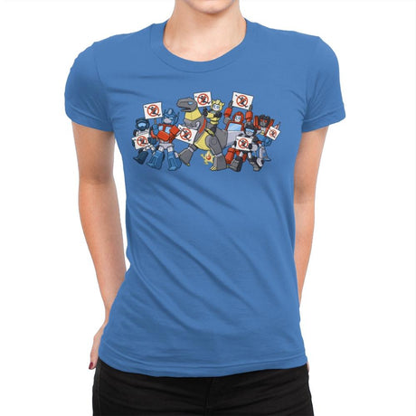 March Against Megs Exclusive - Womens Premium T-Shirts RIPT Apparel Small / Tahiti Blue