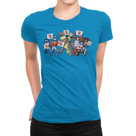 March Against Megs Exclusive - Womens Premium T-Shirts RIPT Apparel Small / Turquoise