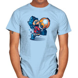 Mario Prime Exclusive - Mens T-Shirts RIPT Apparel Small / Light Blue
