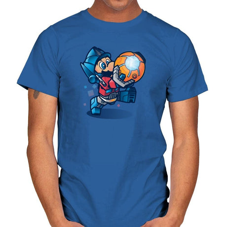 Mario Prime Exclusive - Mens T-Shirts RIPT Apparel Small / Royal