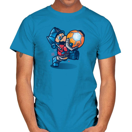 Mario Prime Exclusive - Mens T-Shirts RIPT Apparel Small / Sapphire