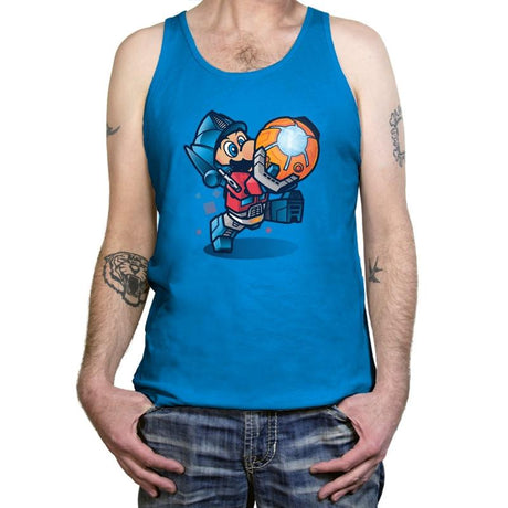 Mario Prime Exclusive - Tanktop Tanktop RIPT Apparel X-Small / Neon Blue