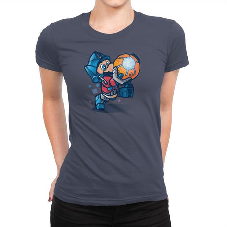 Mario Prime Exclusive - Womens Premium T-Shirts RIPT Apparel Small / Indigo