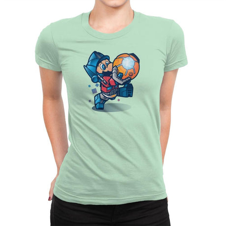 Mario Prime Exclusive - Womens Premium T-Shirts RIPT Apparel Small / Mint