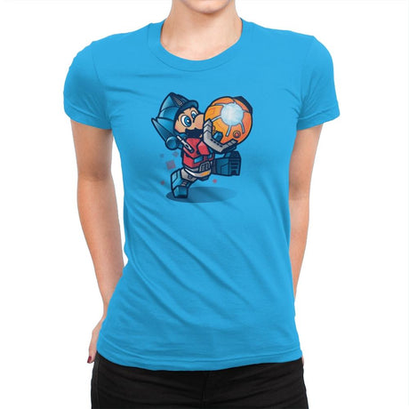 Mario Prime Exclusive - Womens Premium T-Shirts RIPT Apparel Small / Turquoise