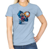 Mario Prime Exclusive - Womens T-Shirts RIPT Apparel Small / Light Blue
