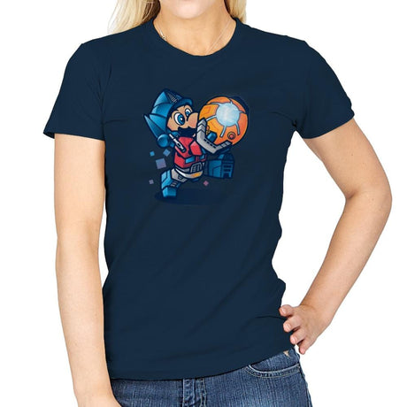 Mario Prime Exclusive - Womens T-Shirts RIPT Apparel Small / Navy