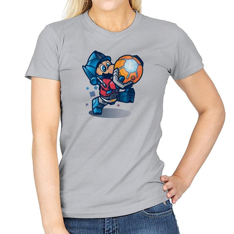 Mario Prime Exclusive - Womens T-Shirts RIPT Apparel Small / Sport Grey