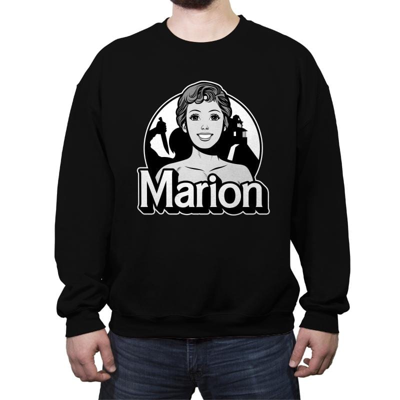 Marion - Crew Neck Sweatshirt Crew Neck Sweatshirt RIPT Apparel Small / Black