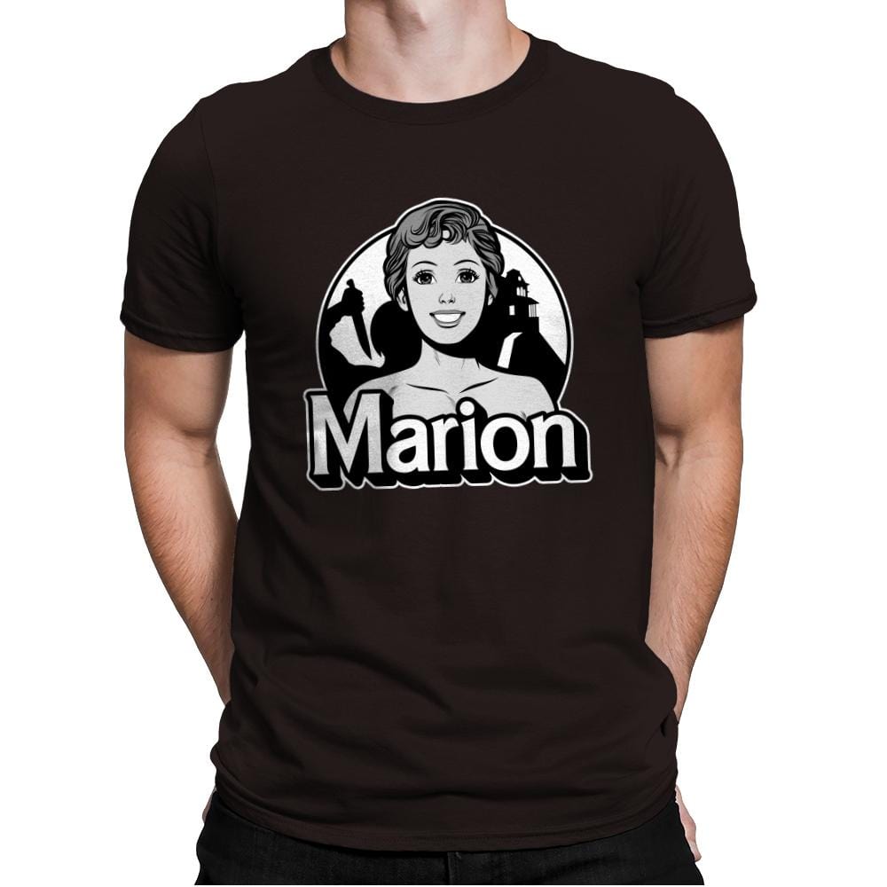 Marion - Mens Premium T-Shirts RIPT Apparel Small / Dark Chocolate