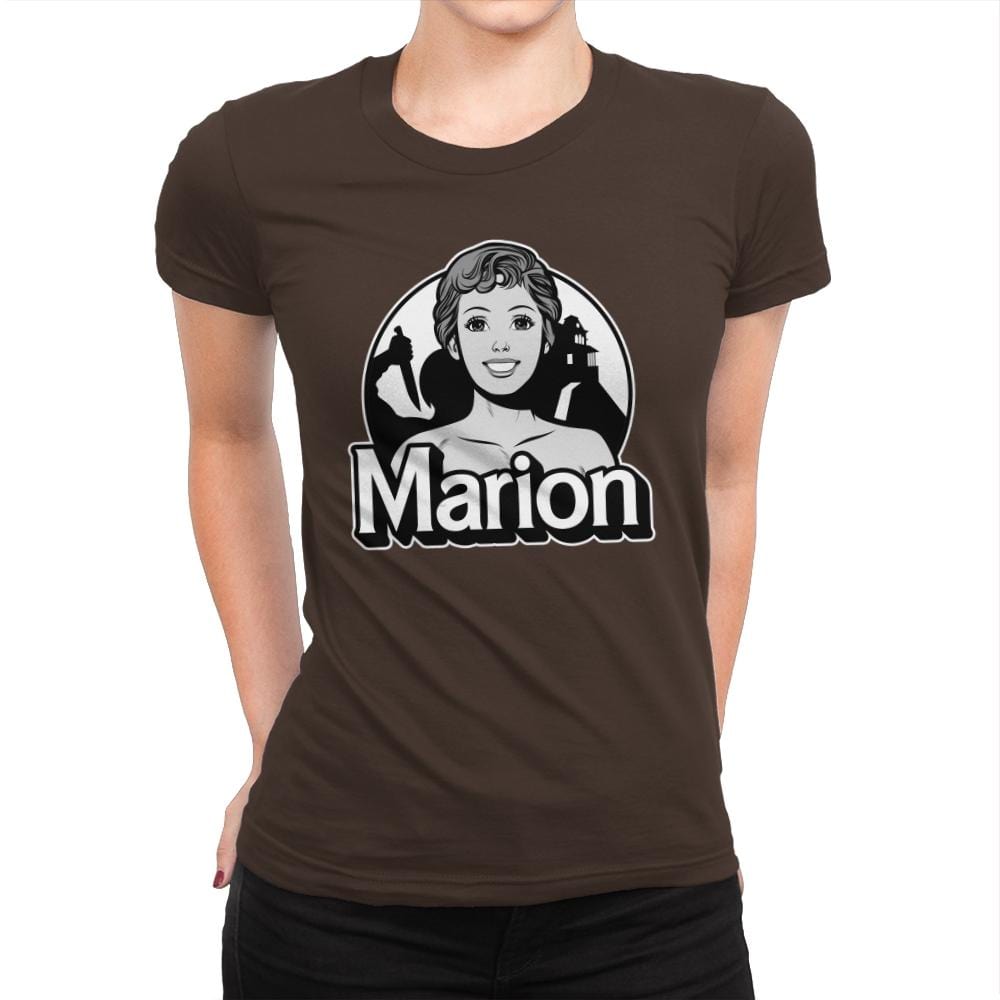Marion - Womens Premium T-Shirts RIPT Apparel Small / Dark Chocolate