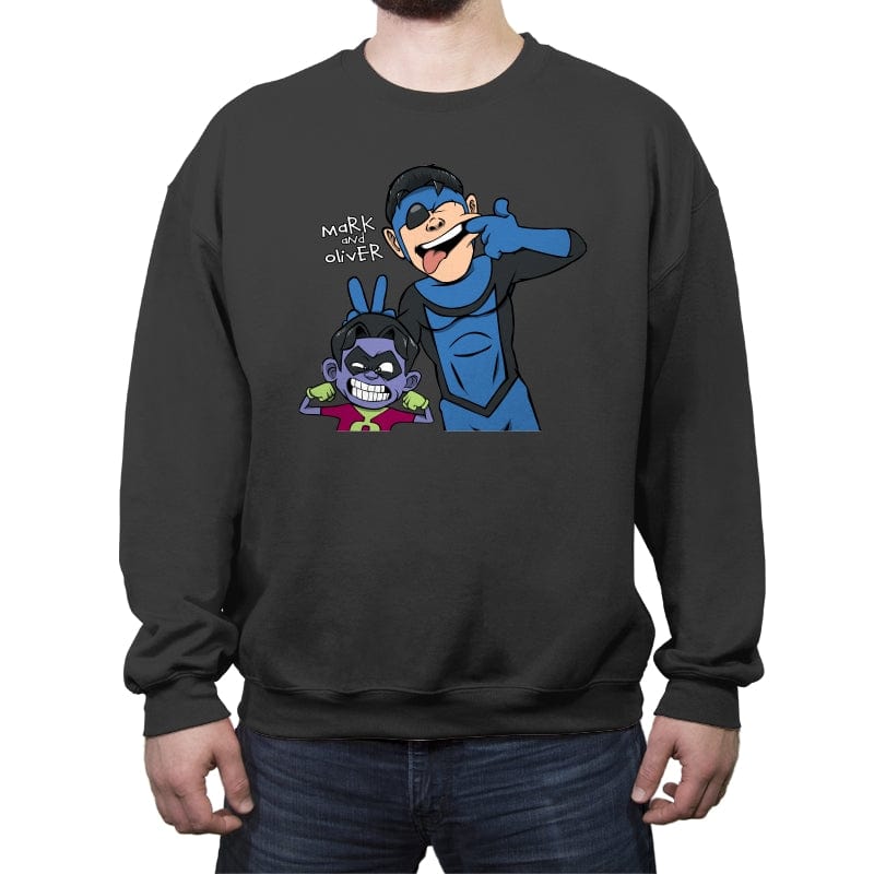Mark and Oliver - Crew Neck Sweatshirt Crew Neck Sweatshirt RIPT Apparel Small / Charcoal
