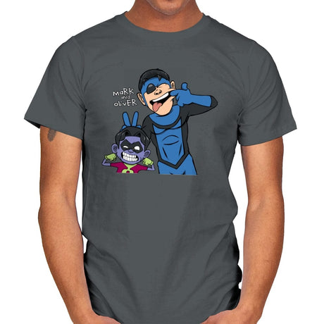 Mark and Oliver - Mens T-Shirts RIPT Apparel Small / Charcoal