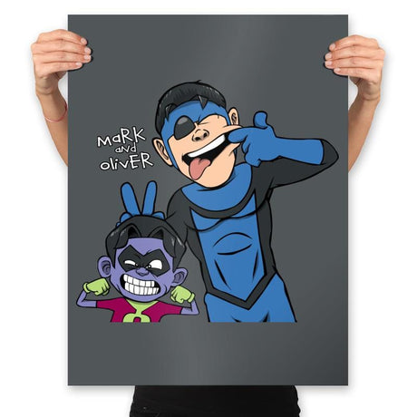 Mark and Oliver - Prints Posters RIPT Apparel 18x24 / Charcoal