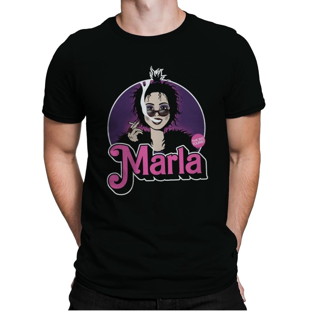 Marla Doll - Mens Premium T-Shirts RIPT Apparel Small / Black