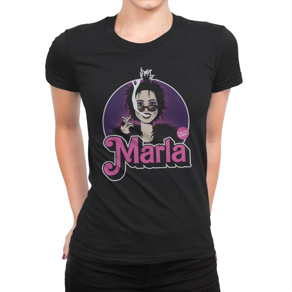 Marla Doll - Womens Premium T-Shirts RIPT Apparel Small / Black