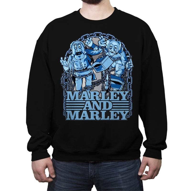 Marley & Marley - Crew Neck Sweatshirt Crew Neck Sweatshirt RIPT Apparel Small / Black