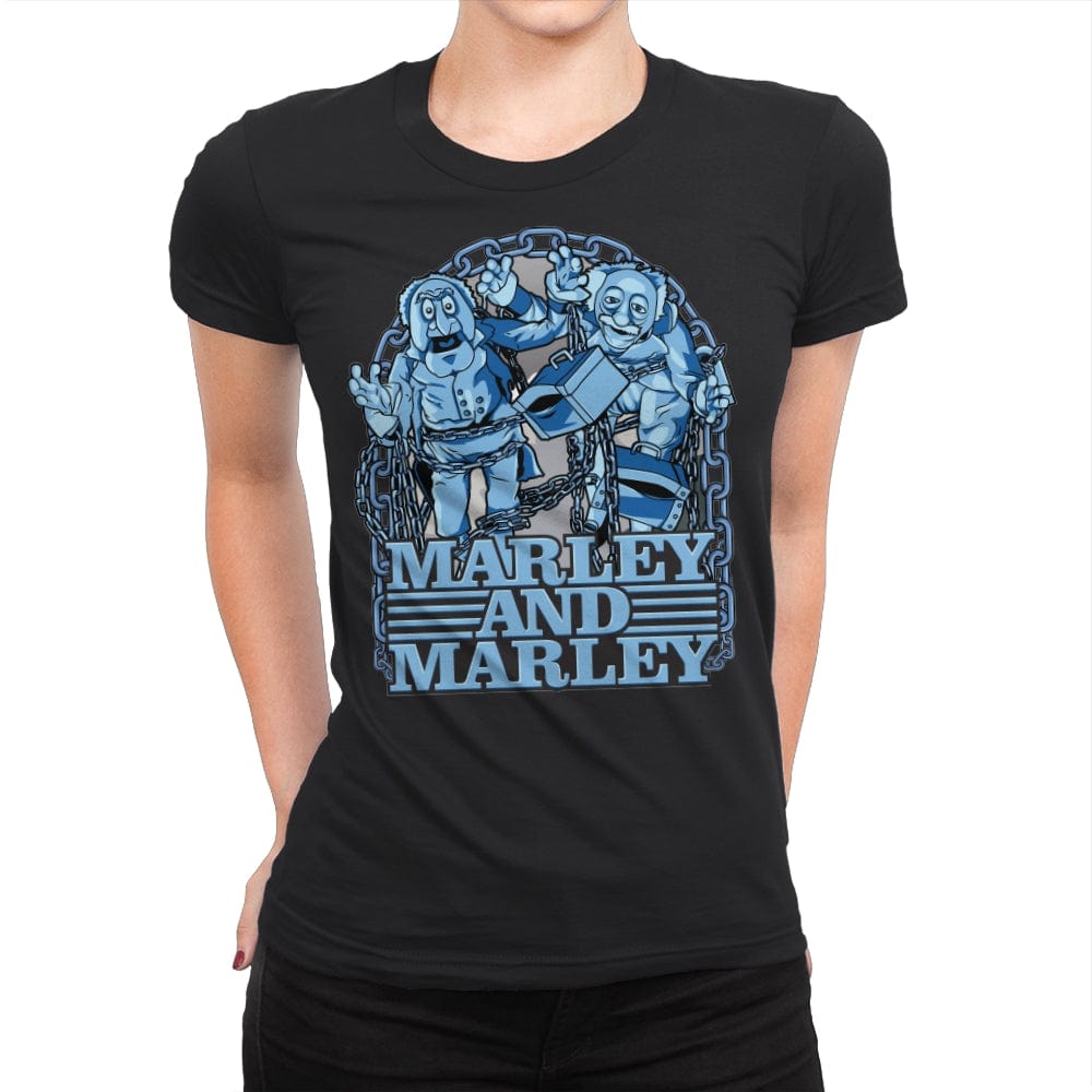 Marley & Marley - Womens Premium T-Shirts RIPT Apparel Small / Black
