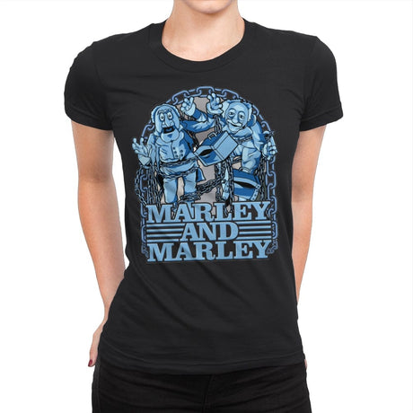 Marley & Marley - Womens Premium T-Shirts RIPT Apparel Small / Black