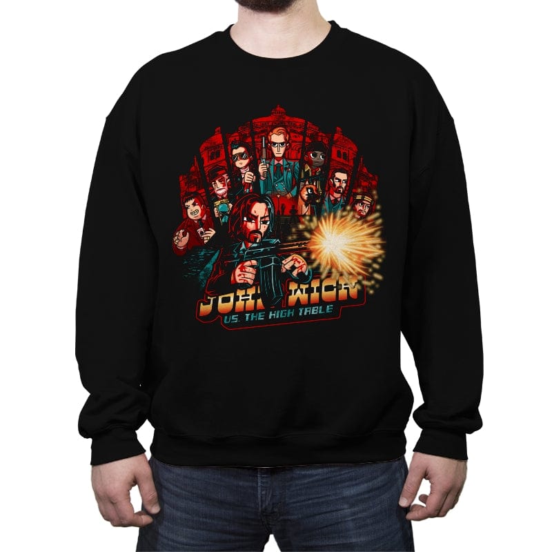 Marquis Pilgrim - Crew Neck Sweatshirt Crew Neck Sweatshirt RIPT Apparel Small / Black