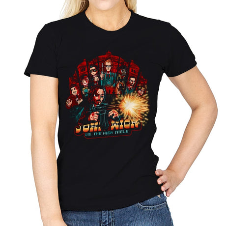 Marquis Pilgrim - Womens T-Shirts RIPT Apparel Small / Black