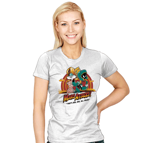 Mars Attacks! - Womens T-Shirts RIPT Apparel