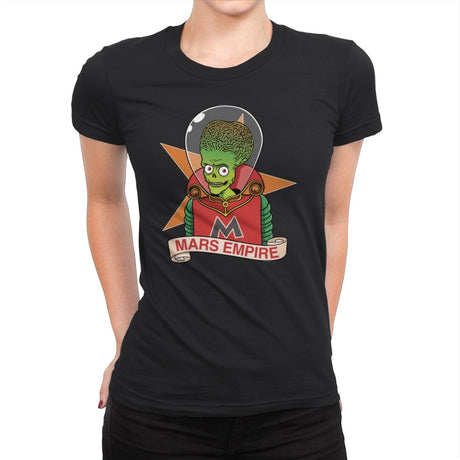Mars Empire - Womens Premium T-Shirts RIPT Apparel Small / Black