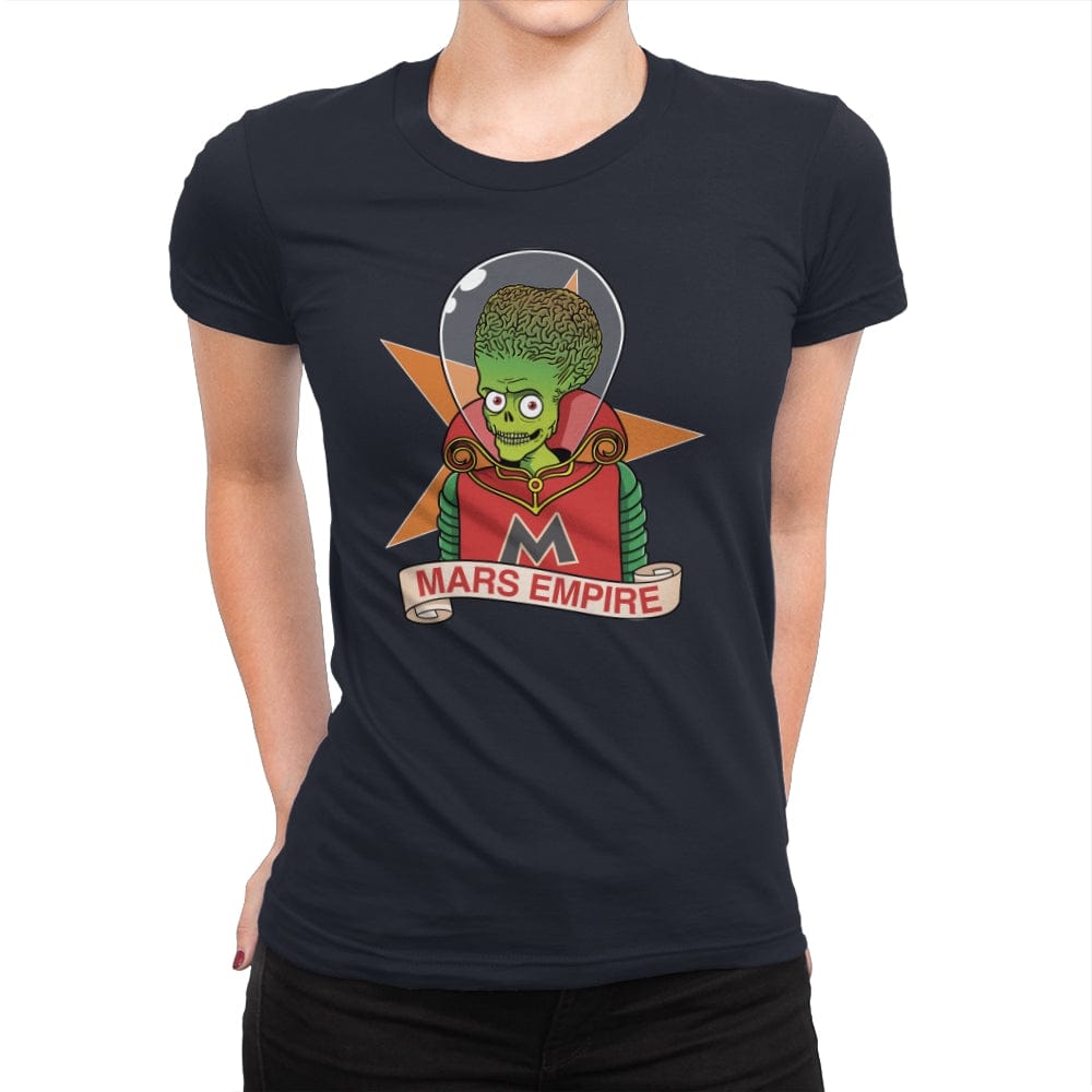 Mars Empire - Womens Premium T-Shirts RIPT Apparel Small / Midnight Navy