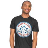Marshmallow All Star - Mens T-Shirts RIPT Apparel Small / Charcoal