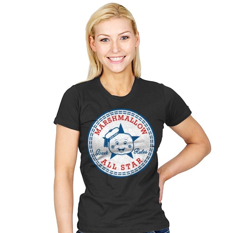 Marshmallow All Star - Womens T-Shirts RIPT Apparel