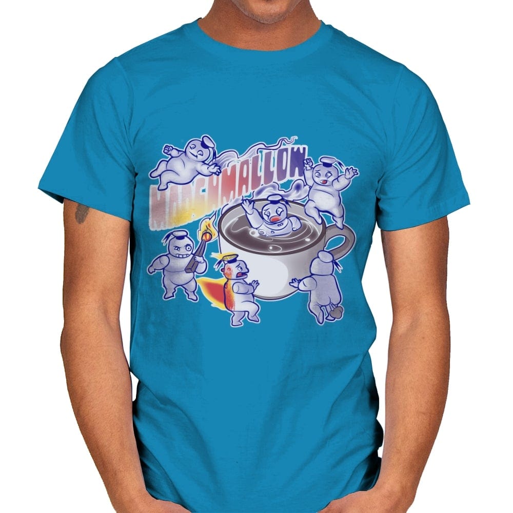 Marshmallow Chaos - Mens T-Shirts RIPT Apparel Small / Sapphire