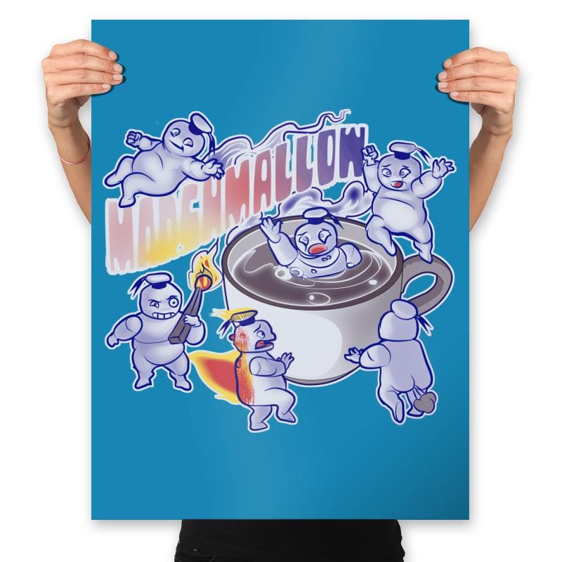 Marshmallow Chaos - Prints Posters RIPT Apparel 18x24 / Sapphire