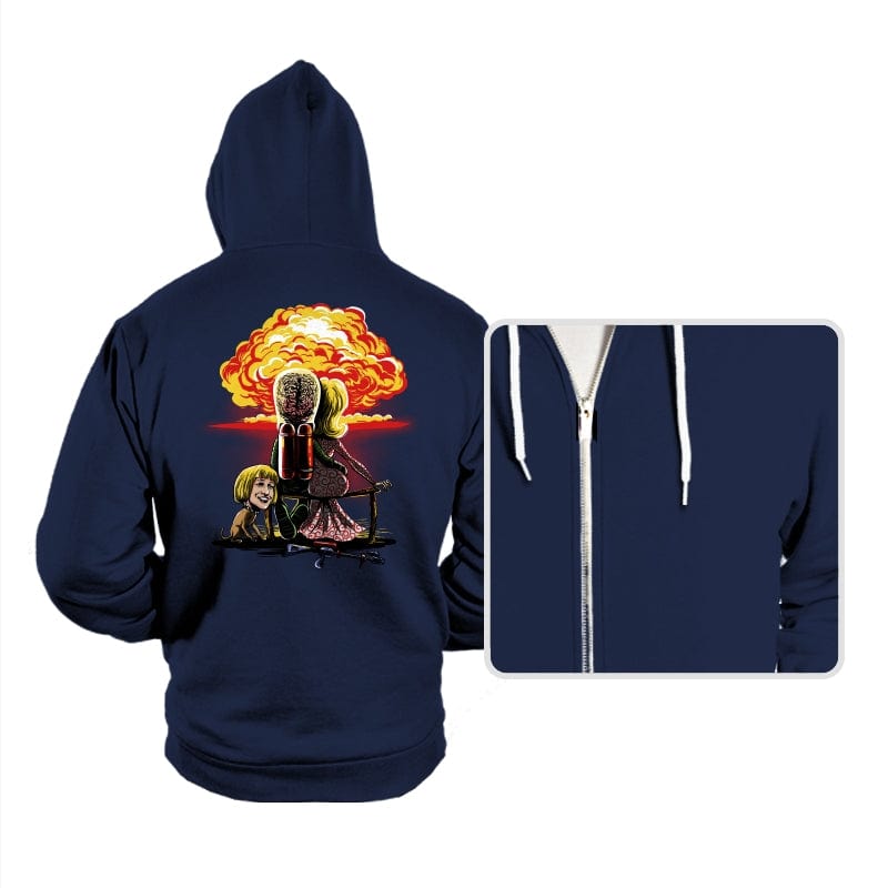 Martians Gazing at the Moon - Hoodies Hoodies RIPT Apparel Small / Navy