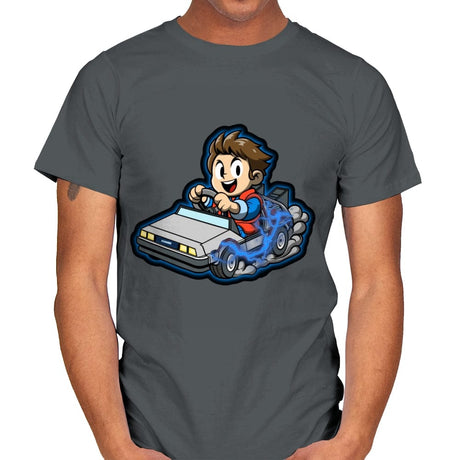 Marty-O Kart - Mens T-Shirts RIPT Apparel Small / Charcoal