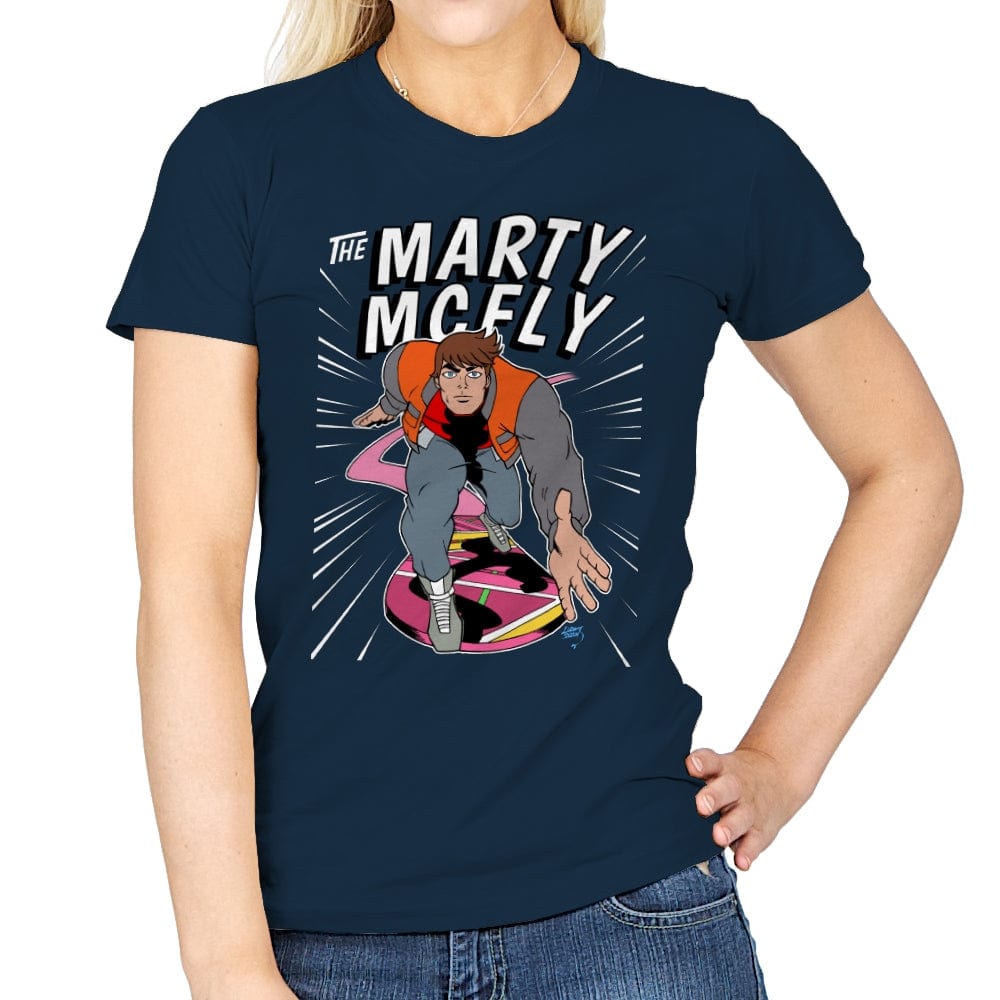 Marty Surfer - Womens T-Shirts RIPT Apparel Small / Navy