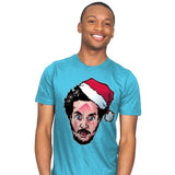 Marv-y Christmas - Mens T-Shirts RIPT Apparel Small / Aqua
