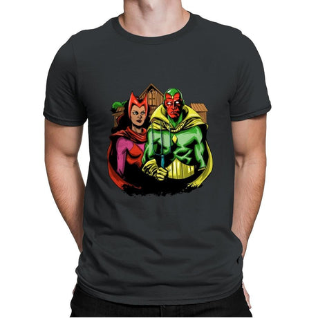 Marvelous Gothic - Mens Premium T-Shirts RIPT Apparel Small / Heavy Metal