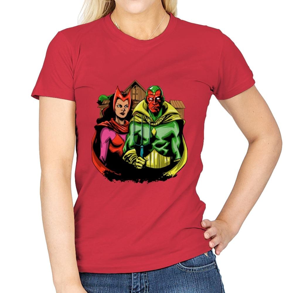 Marvelous Gothic - Womens T-Shirts RIPT Apparel Small / Red