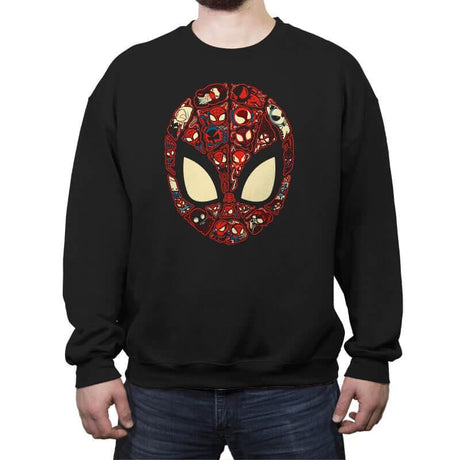 Marvelous Lil Spiders - Crew Neck Sweatshirt Crew Neck Sweatshirt RIPT Apparel