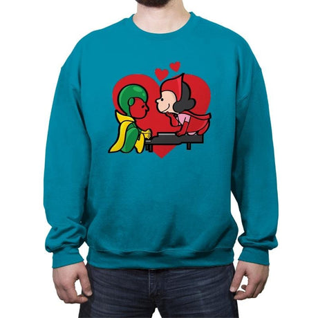 Marvelous Peanuts - Crew Neck Sweatshirt Crew Neck Sweatshirt RIPT Apparel Small / Antique Sapphire