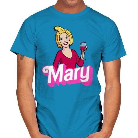 Mary Doll! - Mens T-Shirts RIPT Apparel Small / Sapphire