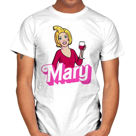 Mary Doll! - Mens T-Shirts RIPT Apparel Small / White