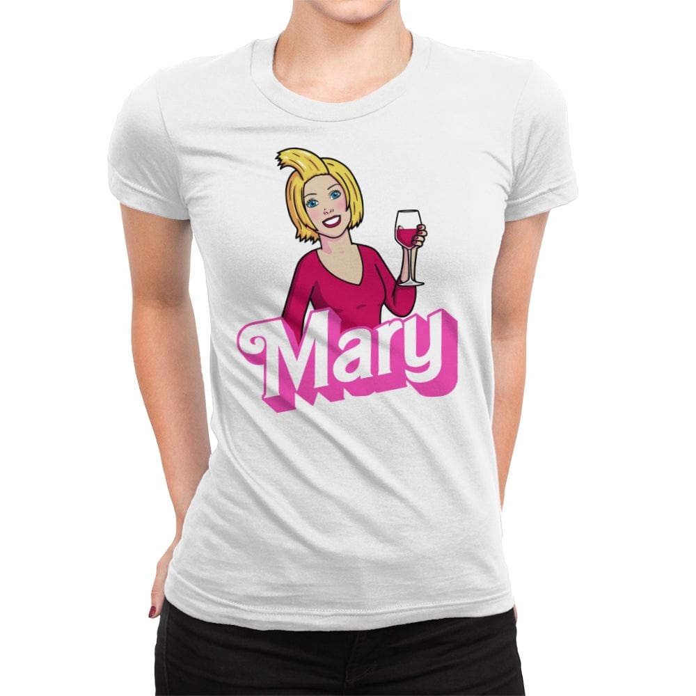 Mary Doll! - Womens Premium T-Shirts RIPT Apparel Small / White