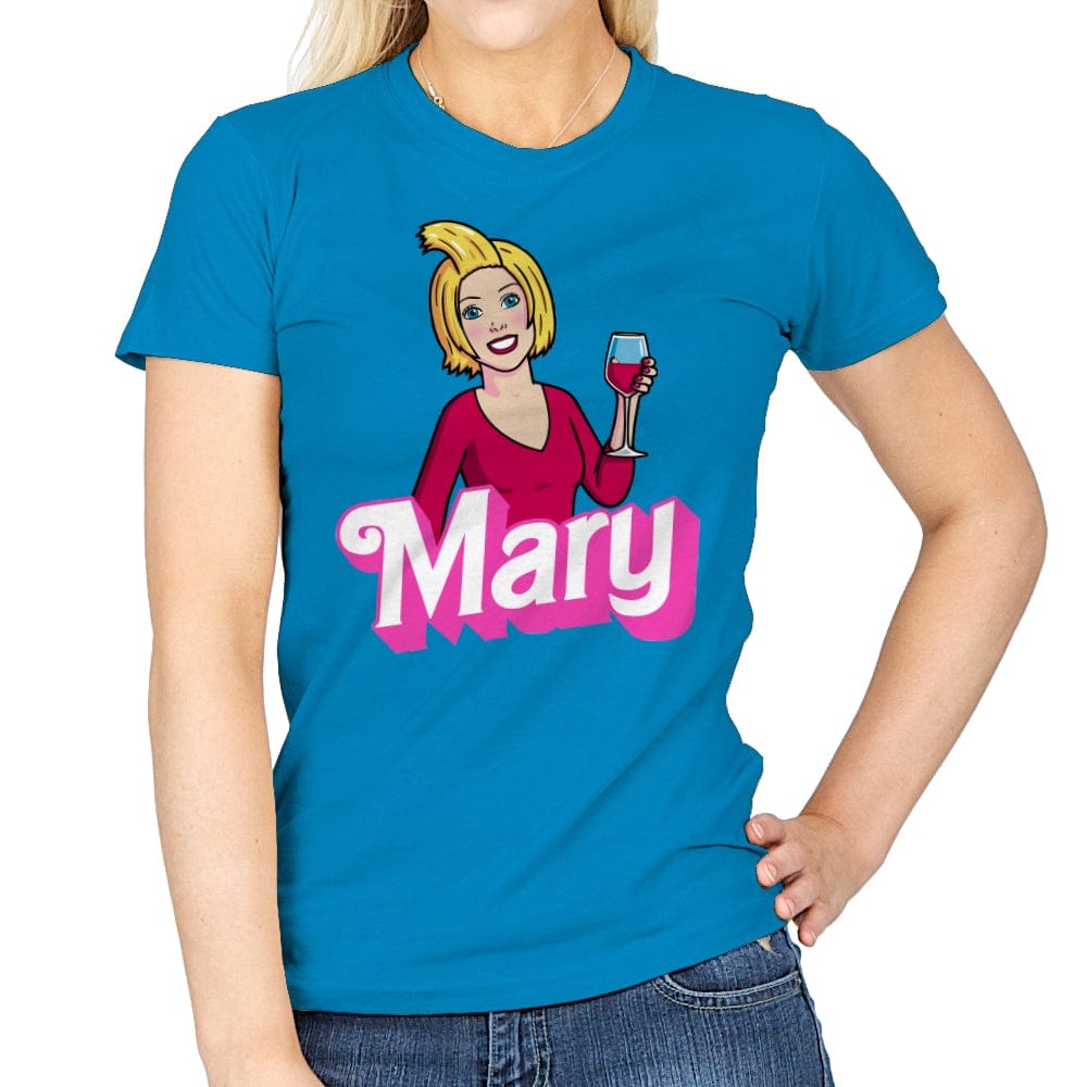 Mary Doll! - Womens T-Shirts RIPT Apparel Small / Sapphire