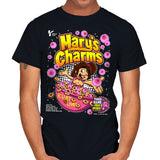 Mary's Charms - Mens T-Shirts RIPT Apparel Small / Black