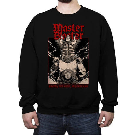 Master and Blaster - Crew Neck Sweatshirt Crew Neck Sweatshirt RIPT Apparel Small / Black