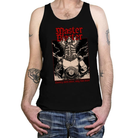 Master and Blaster - Tanktop Tanktop RIPT Apparel X-Small / Black