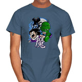 Master and Student - Graffitees - Mens T-Shirts RIPT Apparel Small / Indigo Blue